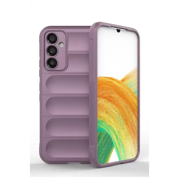 Newface Samsung Galaxy M14 5G Kılıf Optimum Silikon - Mor