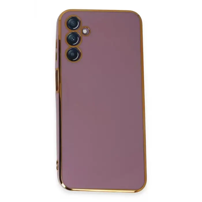 Newface Samsung Galaxy M14 5G Kılıf Volet Silikon - Mor