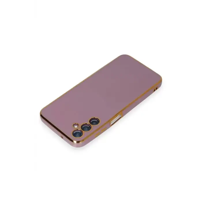 Newface Samsung Galaxy M14 5G Kılıf Volet Silikon - Mor