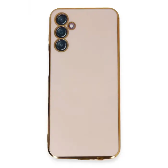 Newface Samsung Galaxy M14 5G Kılıf Volet Silikon - Pembe