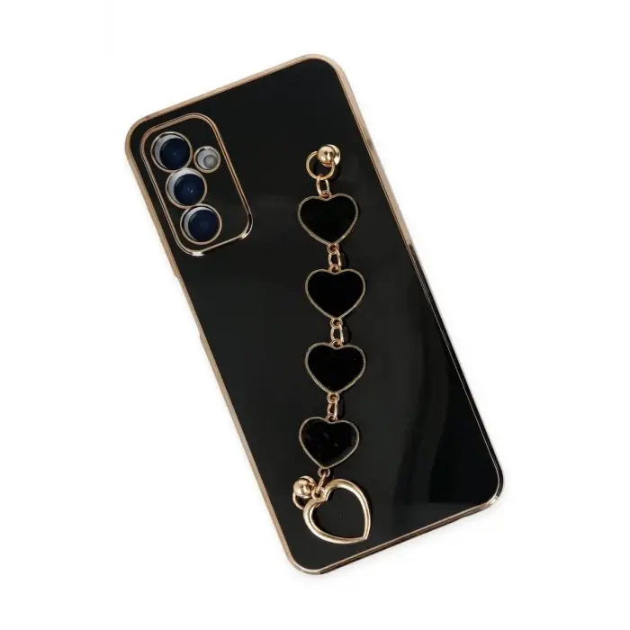 Newface Samsung Galaxy M23 Kılıf Esila Silikon - Siyah