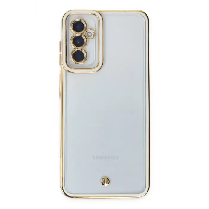 Newface Samsung Galaxy M23 Kılıf Liva Lens Silikon - Beyaz