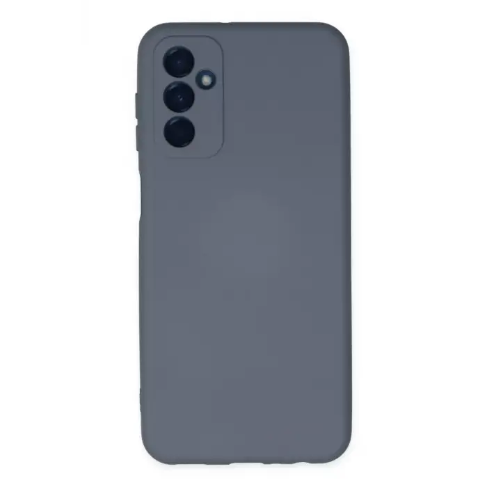 Newface Samsung Galaxy M23 Kılıf Nano içi Kadife Silikon - Gri