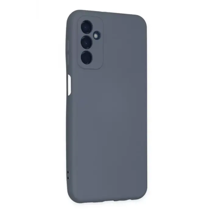 Newface Samsung Galaxy M23 Kılıf Nano içi Kadife Silikon - Gri
