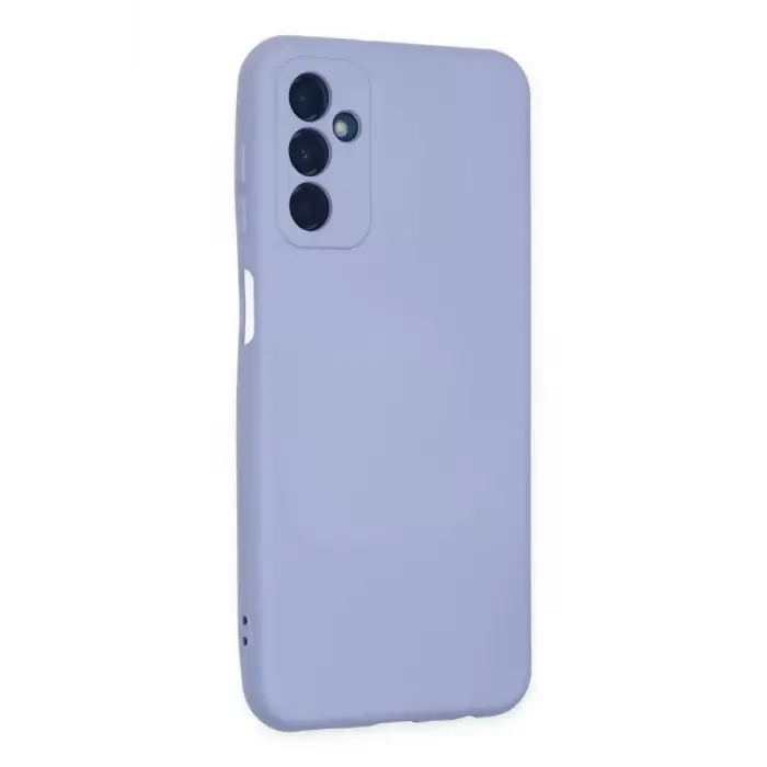 Newface Samsung Galaxy M23 Kılıf Nano içi Kadife Silikon - Lila