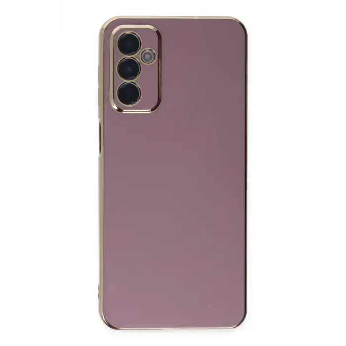 Newface Samsung Galaxy M23 Kılıf Volet Silikon - Mor
