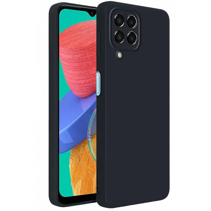 Newface Samsung Galaxy M33 Kılıf First Silikon - Siyah