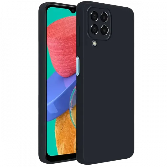 Newface Samsung Galaxy M33 Kılıf First Silikon - Siyah