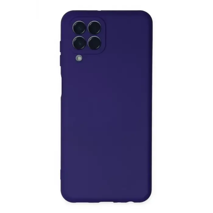 Newface Samsung Galaxy M33 Kılıf Nano içi Kadife Silikon - Mor