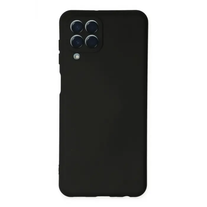 Newface Samsung Galaxy M33 Kılıf Nano içi Kadife Silikon - Siyah