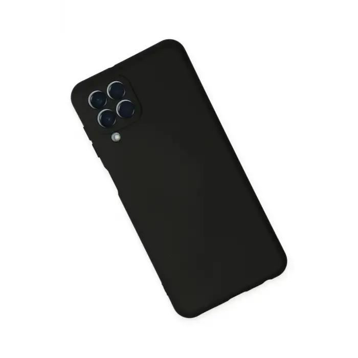Newface Samsung Galaxy M33 Kılıf Nano içi Kadife Silikon - Siyah