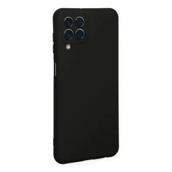 Newface Samsung Galaxy M33 Kılıf Nano içi Kadife Silikon - Siyah