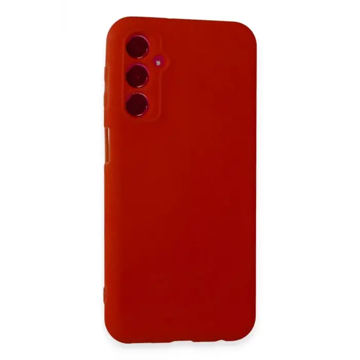 Newface Samsung Galaxy M34 5G Kılıf First Silikon - Kırmızı