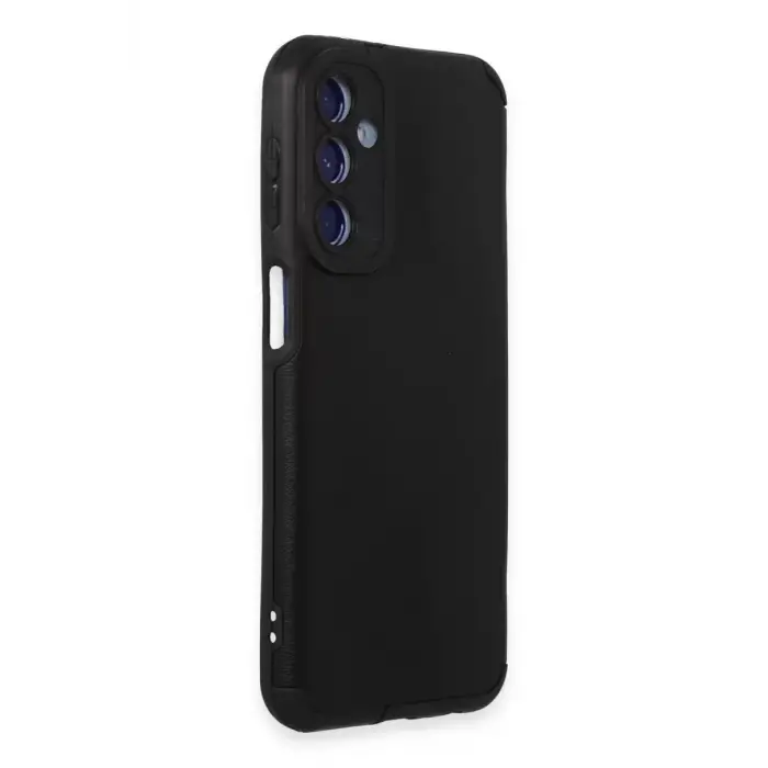 Newface Samsung Galaxy M34 5G Kılıf Loop Deri Silikon - Siyah