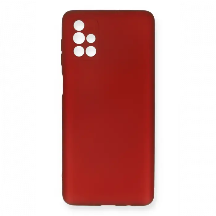 Newface Samsung Galaxy M51 Kılıf First Silikon - Bordo