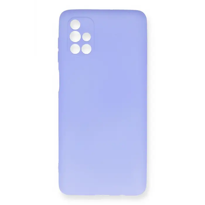 Newface Samsung Galaxy M51 Kılıf First Silikon - Lila