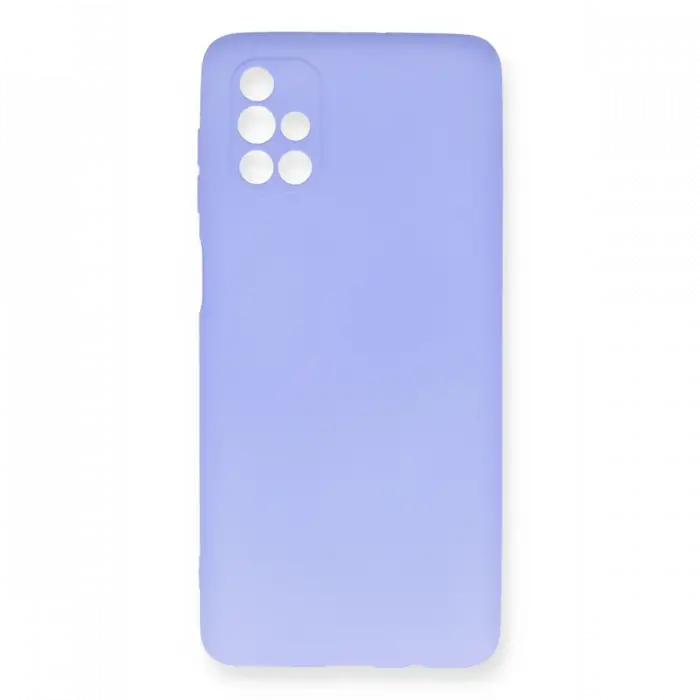 Newface Samsung Galaxy M51 Kılıf First Silikon - Lila