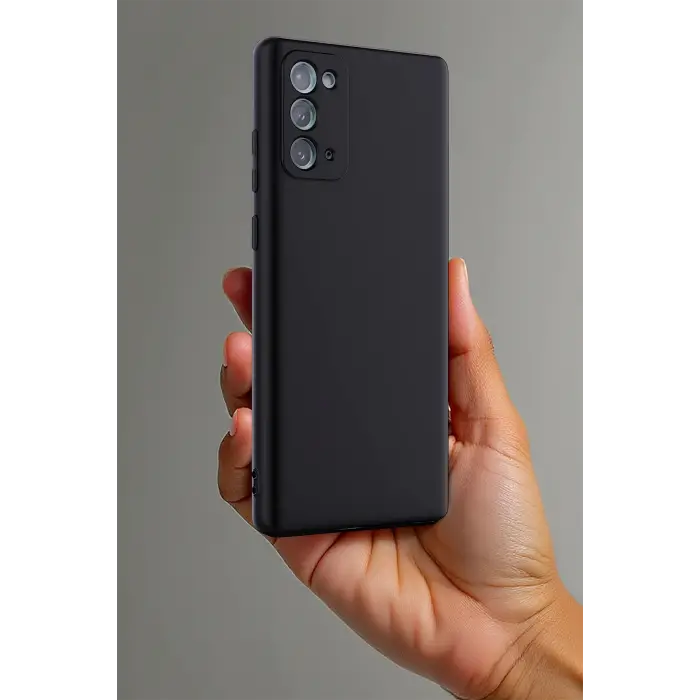 Newface Samsung Galaxy Note 20 Kılıf First Silikon - Mavi