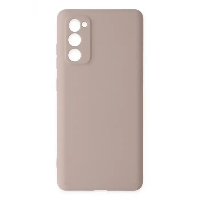 Newface Samsung Galaxy S20 FE Kılıf Nano içi Kadife Silikon - Pudra
