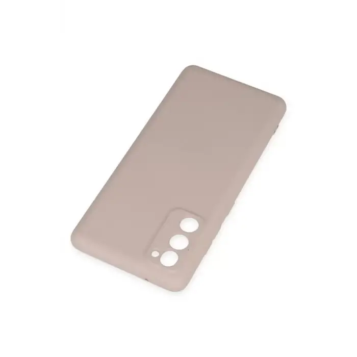 Newface Samsung Galaxy S20 FE Kılıf Nano içi Kadife Silikon - Pudra