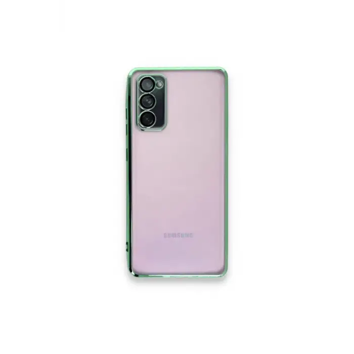Newface Samsung Galaxy S20 FE Kılıf Razer Lensli Silikon - Yeşil
