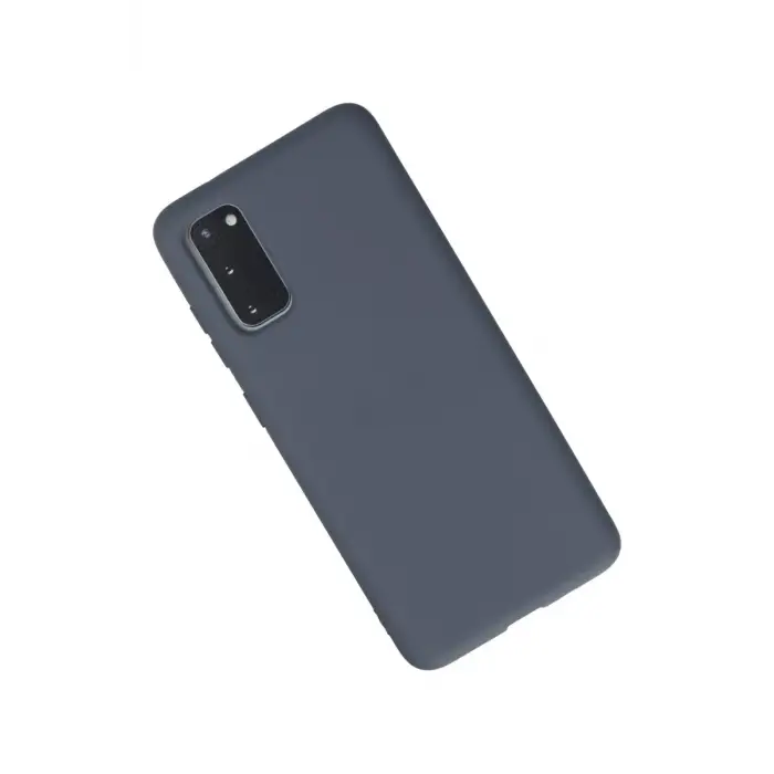Newface Samsung Galaxy S20 Kılıf Nano içi Kadife Silikon - Gri
