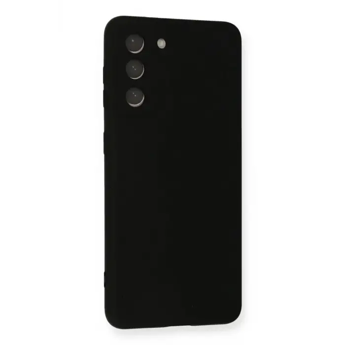 Newface Samsung Galaxy S21 FE Kılıf Nano içi Kadife Silikon - Siyah