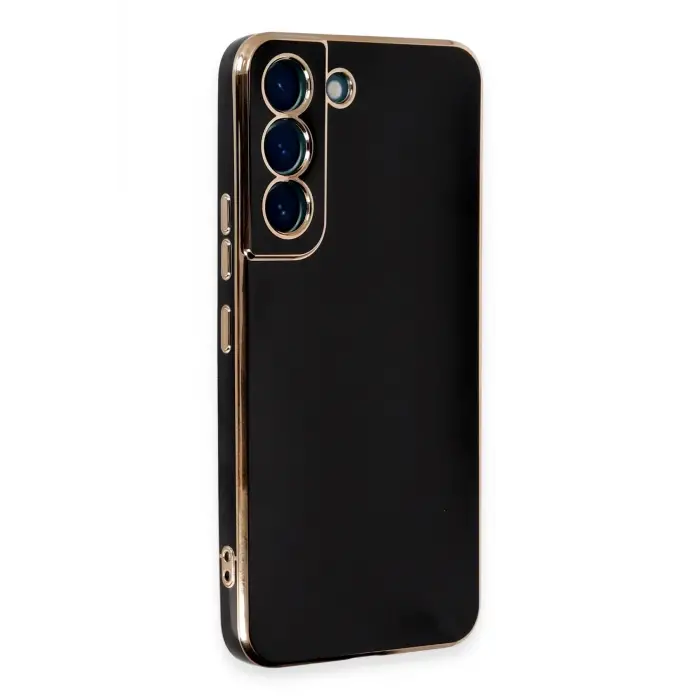 Newface Samsung Galaxy S21 Kılıf Volet Silikon - Siyah