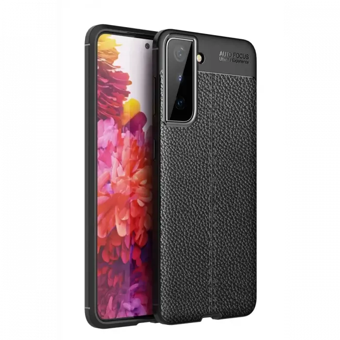 Newface Samsung Galaxy S21 Plus Kılıf Auto Focus Kapak - Siyah