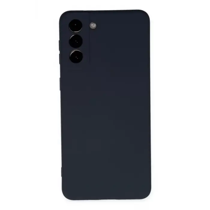 Newface Samsung Galaxy S21 Plus Kılıf Nano içi Kadife Silikon - Lacivert