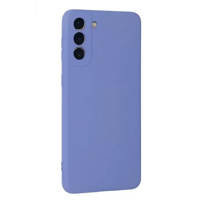 Newface Samsung Galaxy S21 Plus Kılıf Nano içi Kadife Silikon - Lila