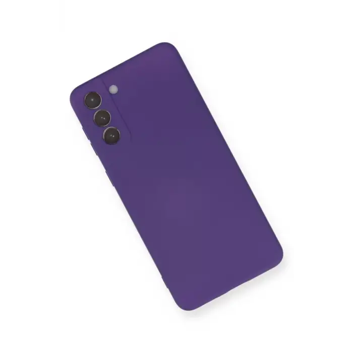 Newface Samsung Galaxy S21 Plus Kılıf Nano içi Kadife Silikon - Mor
