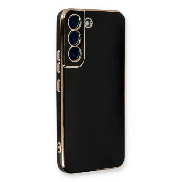 Newface Samsung Galaxy S22 Plus Kılıf Volet Silikon - Siyah