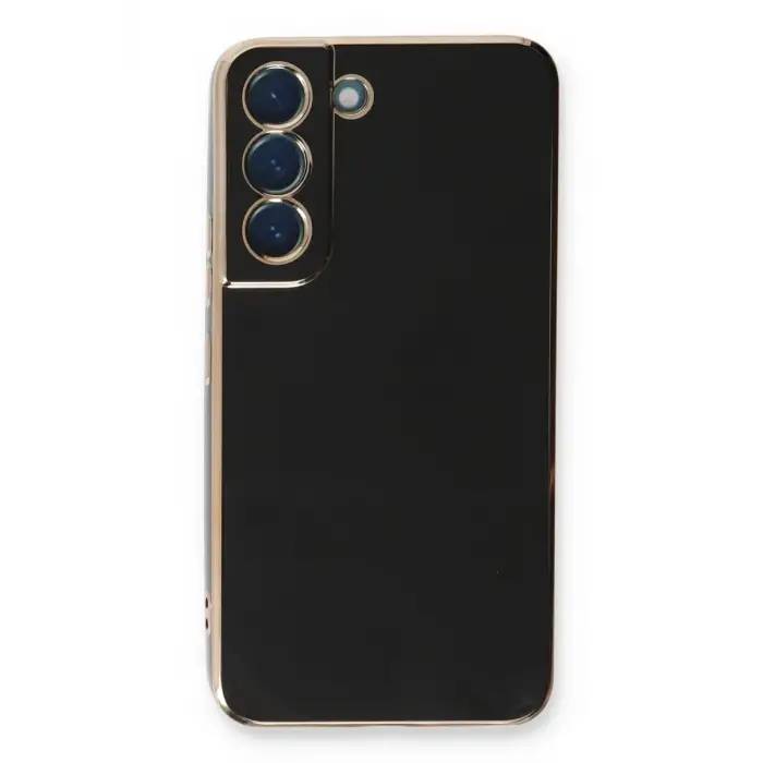 Newface Samsung Galaxy S22 Plus Kılıf Volet Silikon - Siyah