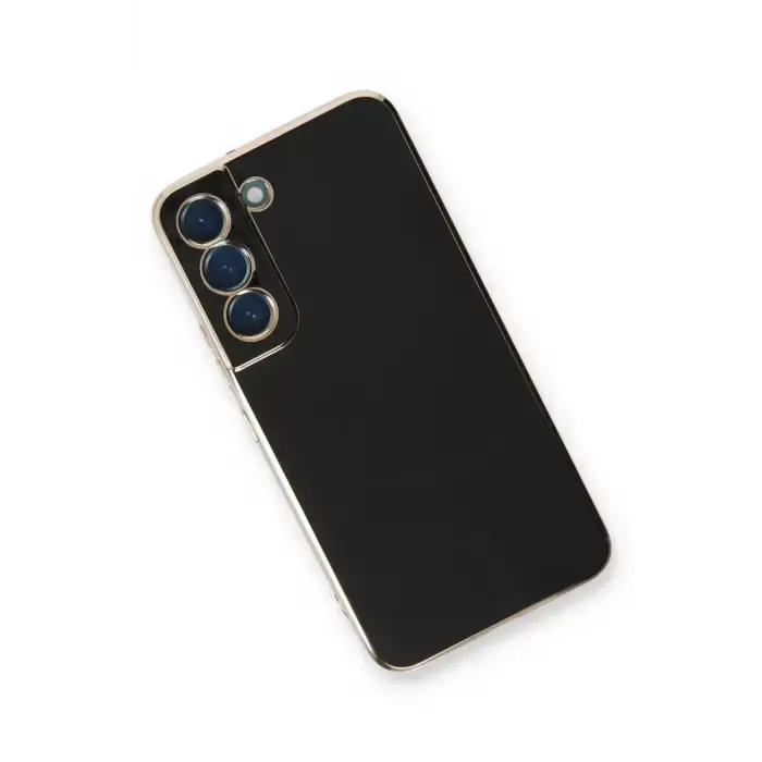 Newface Samsung Galaxy S22 Plus Kılıf Volet Silikon - Siyah