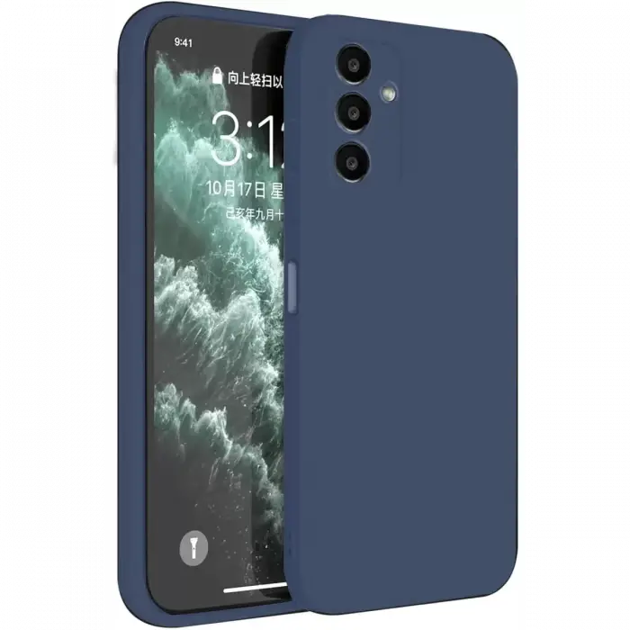 Newface Samsung Galaxy S23 FE Kılıf First Silikon - Lacivert