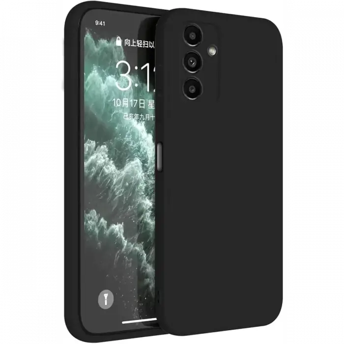 Newface Samsung Galaxy S23 FE Kılıf First Silikon - Siyah