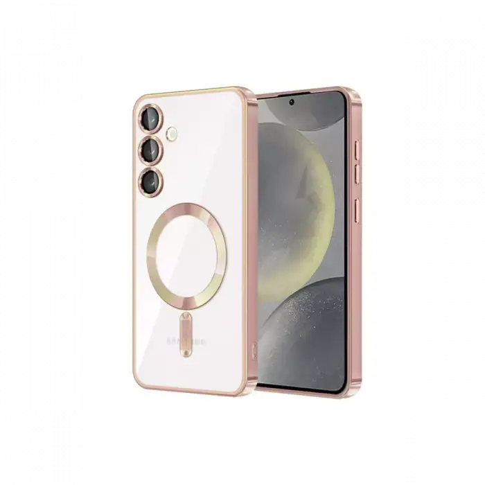 Newface Samsung Galaxy S23 Kılıf Kross Magneticsafe Kapak - Rose
