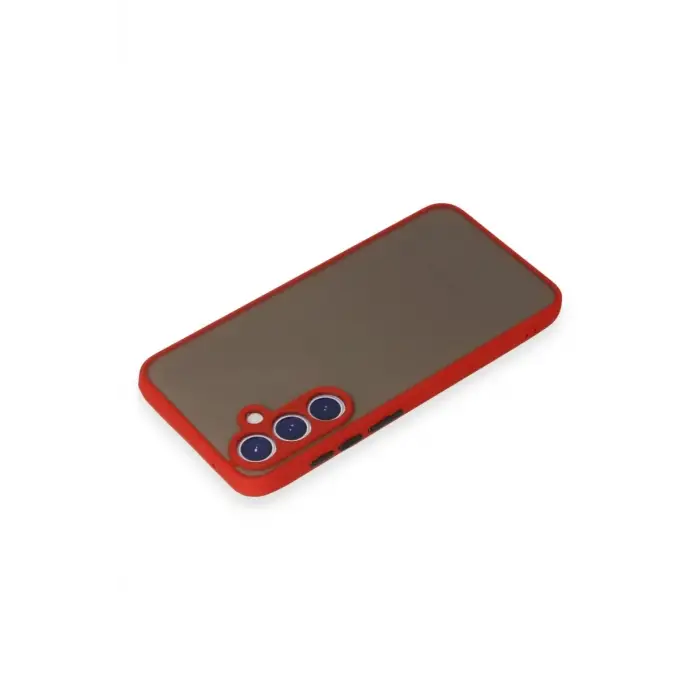Newface Samsung Galaxy S23 Kılıf Montreal Silikon Kapak - Kırmızı