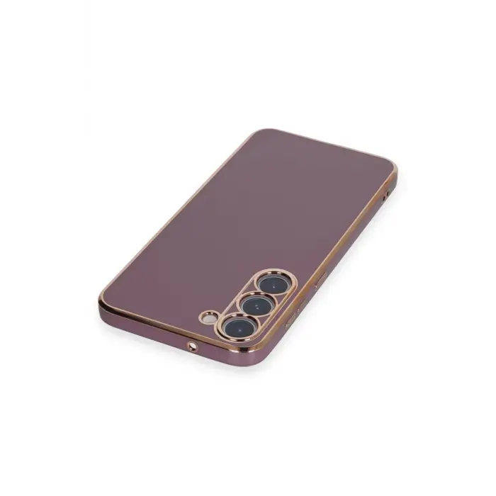 Newface Samsung Galaxy S23 Kılıf Volet Silikon - Mor