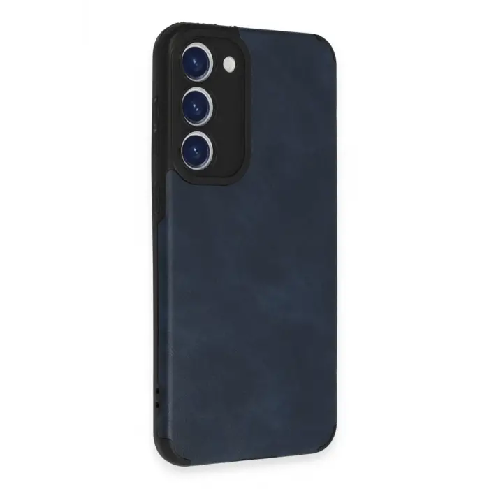 Newface Samsung Galaxy S23 Plus Kılıf Loop Deri Silikon - Lacivert