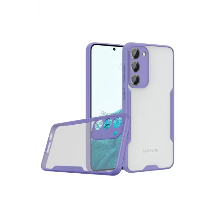 Newface Samsung Galaxy S23 Plus Kılıf Platin Silikon - Lila
