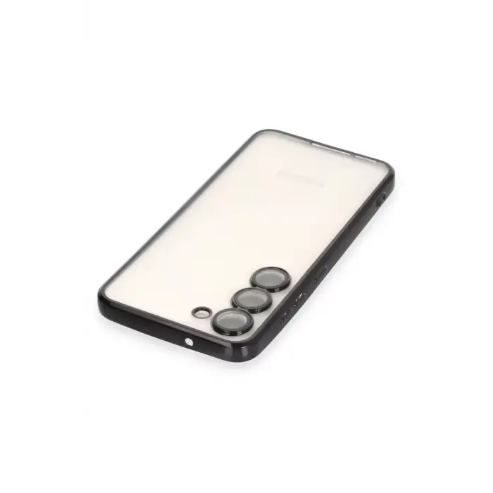 Newface Samsung Galaxy S23 Plus Kılıf Razer Lensli Silikon - Siyah