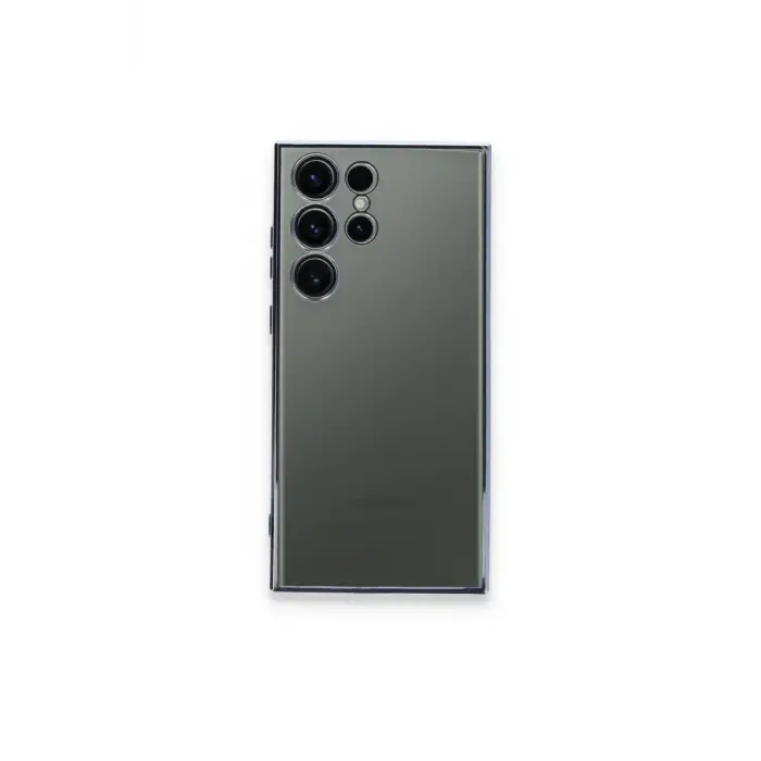 Newface Samsung Galaxy S23 Ultra Kılıf Razer Lensli Silikon - Açık Mavi