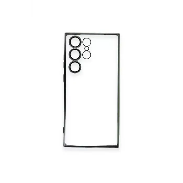 Newface Samsung Galaxy S23 Ultra Kılıf Razer Lensli Silikon - Yeşil