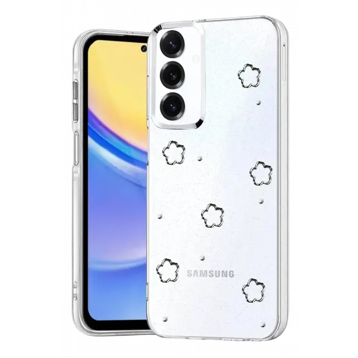 Newface Samsung Galaxy S24 FE Fiyonk Desenli Kapak - Desen 2