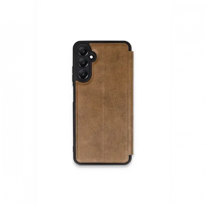 Newface Samsung Galaxy S24 FE Kılıf Flip Cover - Taba