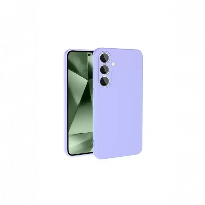 Newface Samsung Galaxy S24 FE Kılıf Nano içi Kadife Silikon - Lila