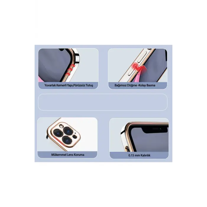 Newface Samsung Galaxy S24 FE Kılıf Volet Silikon - Mavi