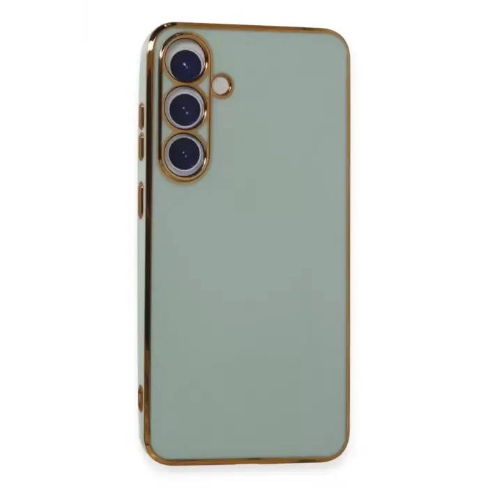 Newface Samsung Galaxy S24 Kılıf Volet Silikon - Açık Yeşil